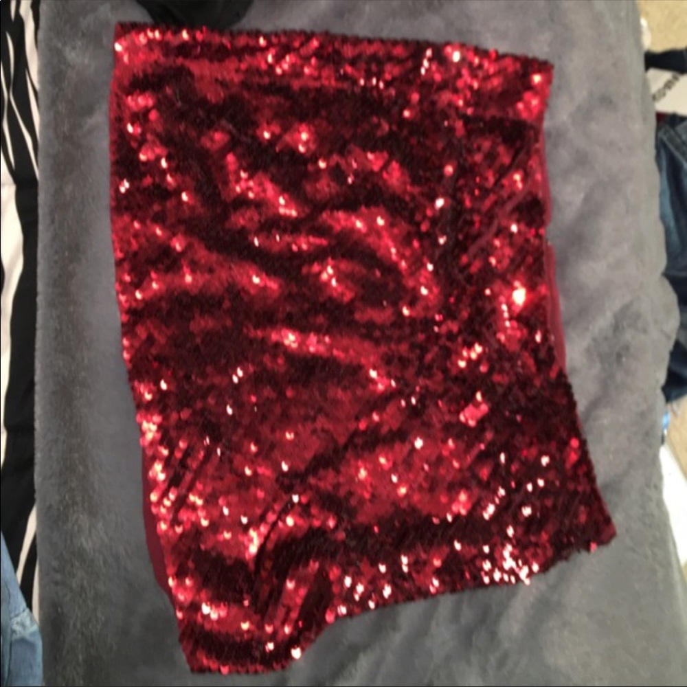 Red Mini Skirt